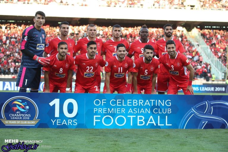 تصاویر) + دیدار تیم های فوتبال پرسپولیس و الدحیل (